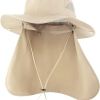Oversize UV Fishing Sun Hat for Big Heads  Quick Dry Boonie Hats,Large Cooling Safari Hats with Strap