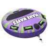Towable Tubes for Boating, 2-Rider Inflatable Boat Tubes and Towables, 340lbs Capacity Water Sport Tube for Boat to Pull - with Anti-Slip Pad