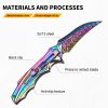 Curved Pattern Blade Knife, Ergonomic Grip, Ideal For Collection & Daily Carry