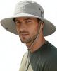 Wide Brim Sun Hat for Men, Outdoor Fishing & Hiking Hat UPF 50+, Boonie Hat with Chin Strap, Quick Dry